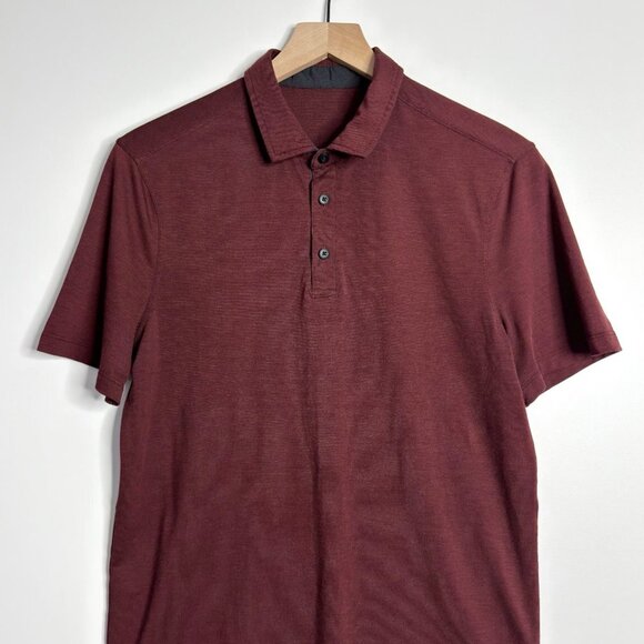 LULULEMON Mens Short Sleeve Polo - Picture 2 of 7